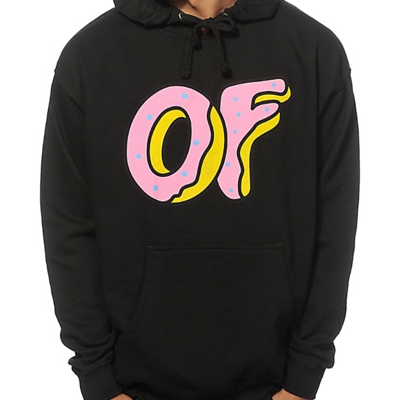 of donut hoodie pink